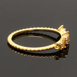 Load image into Gallery viewer, 18K Yellow Gold Ring with Yellow Diamond JL AU 126
