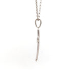 Load image into Gallery viewer, Plain Platinum Cross Pendant with Matte Finish JL PT P 243-A   Jewelove
