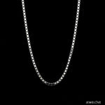 Load image into Gallery viewer, 2.5mm Japanese Plain Platinum Box Chain for Men SJ PTO 702-F
