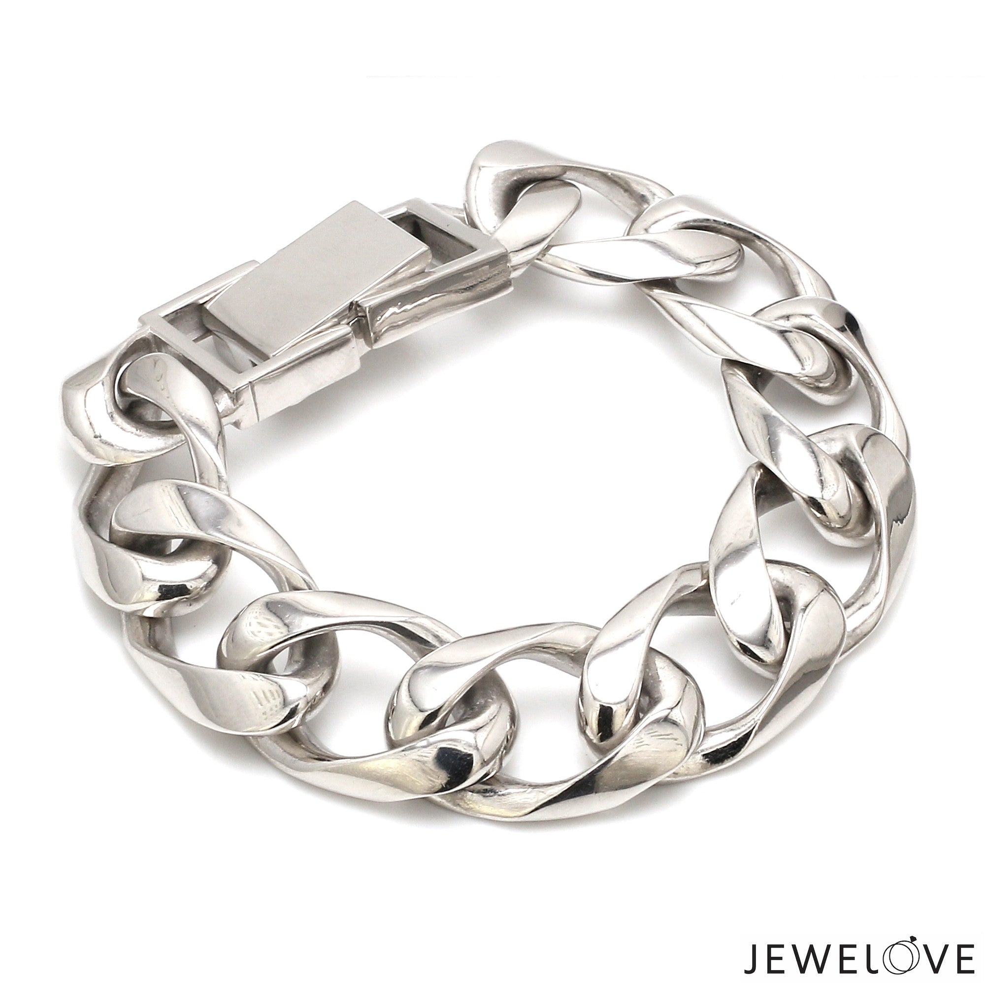 Platinum Heavy Bracelet for Men JL PTB 1183-A