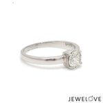 Load image into Gallery viewer, 1.50-Carat Lab Grown Solitaire Platinum Engagement Ring JL PT LG G 1269-C
