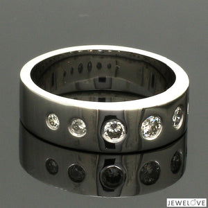 Platinum Heavy Diamond Ring for Men JL PT 1372