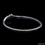 Load image into Gallery viewer, Single Line 18K Gold Tennis Bracelet with Diamonds JL AUB 1235
