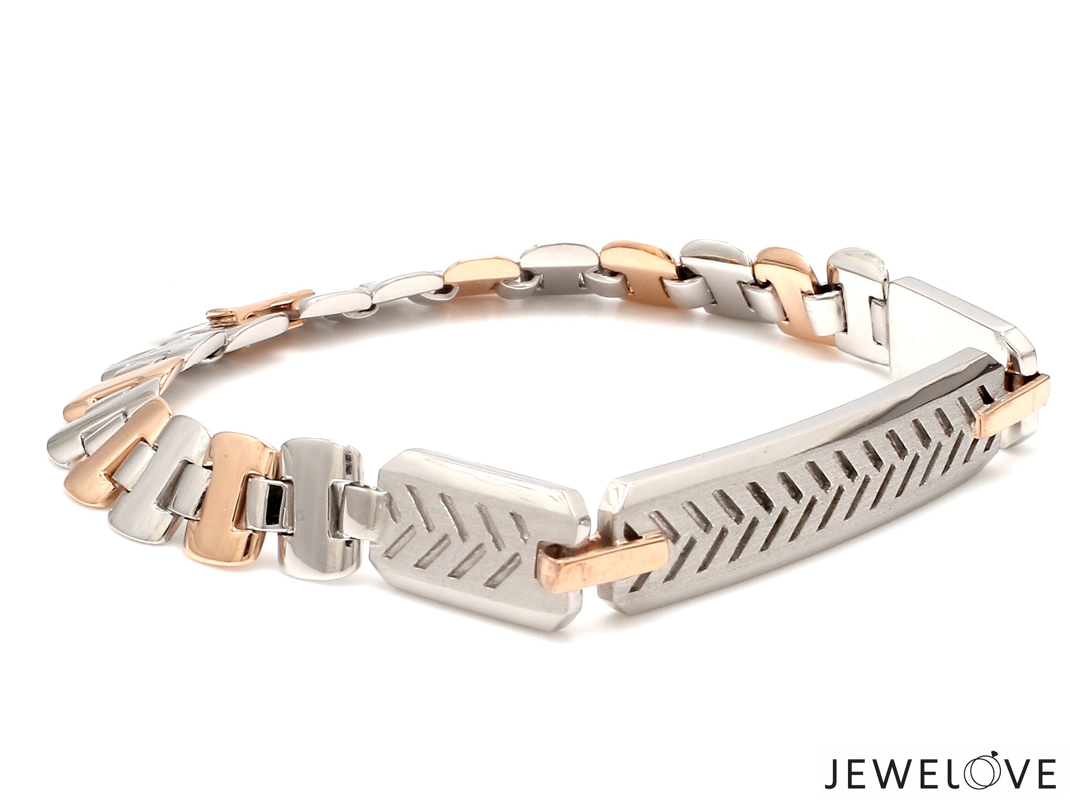 Jewelove Heavy Platinum Bracelet for Men JL PTB 800