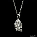 Load image into Gallery viewer, Baby Elephant Platinum Diamonds Pendant for Women JL PT P 1297
