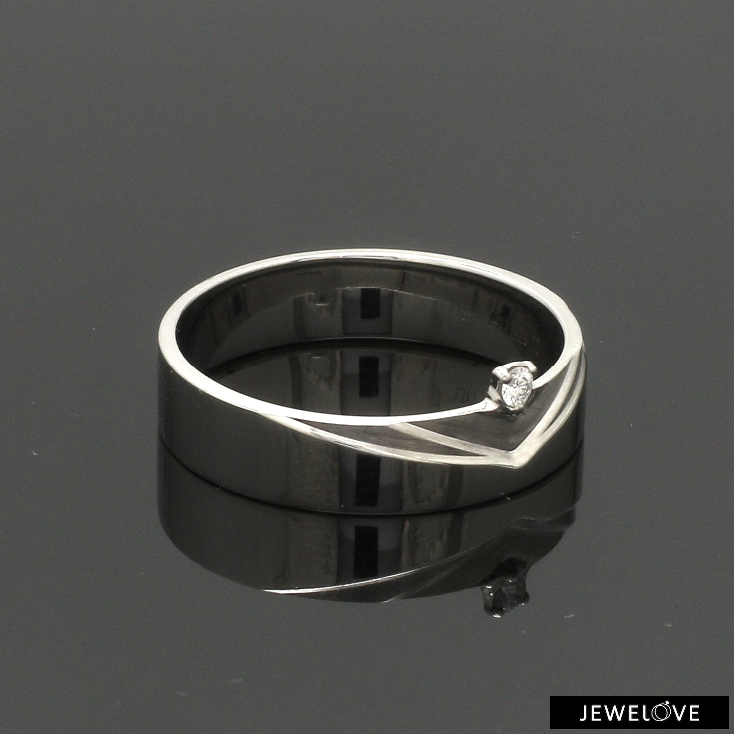 Platinum Diamond Couple Ring JL PT 1364