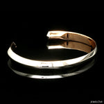 Load image into Gallery viewer, Unisex Platinum Rose Gold Open Kada Hi-Polish JL PTB 736R
