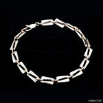 Load image into Gallery viewer, 5.25mm Platinum &amp; Rose Gold Bracelet for Men JL PTB 1280
