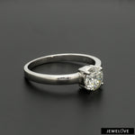 Load image into Gallery viewer, 50-Pointer Lab Grown Solitaire Platinum Engagement Ring JL PT LG G 1269
