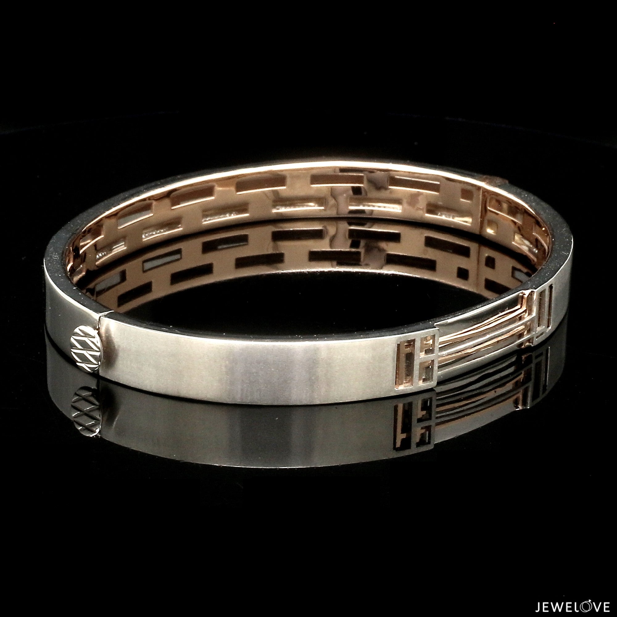 Men of Platinum | Rose Gold Bracelet for Men JL PTB 1203