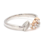 Load image into Gallery viewer, Platinum &amp; Rose Gold Couple Rings JL PT 999
