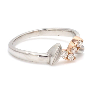 Platinum & Rose Gold Couple Rings JL PT 999