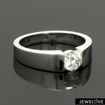 Load image into Gallery viewer, 20-Pointer Solitaire Platinum Engagement Ring JL PT 1389
