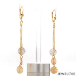 Load image into Gallery viewer, Designer 18K Yellow Hanging Gold Earrings JL AU E 02   Jewelove.US
