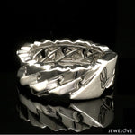 Load image into Gallery viewer, Men of Platinum | Heavy Ring for Men JL PT MSD 101
