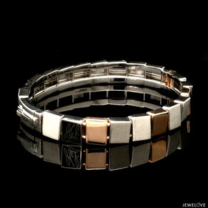 Men of Platinum | Rose Gold with Bracelet for Men JL PTB MSD 103