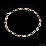 Load image into Gallery viewer, 5.25mm Platinum &amp; Rose Gold Bracelet for Men JL PTB 1278
