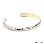 Load image into Gallery viewer, Unisex Platinum Rose Gold Open Kada Hi-Polish JL PTB 736R
