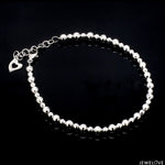 Load image into Gallery viewer, Platinum Bracelet with Diamond Cut Balls JL PTB 656
