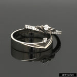 Load image into Gallery viewer, Platinum Diamond Couple Ring JL PT 1364
