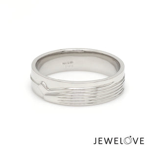 Platinum Diamond Couple Bands JL PT CB 134   Jewelove