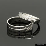 Load image into Gallery viewer, Platinum Diamond Couple Bands JL PT CB 134   Jewelove
