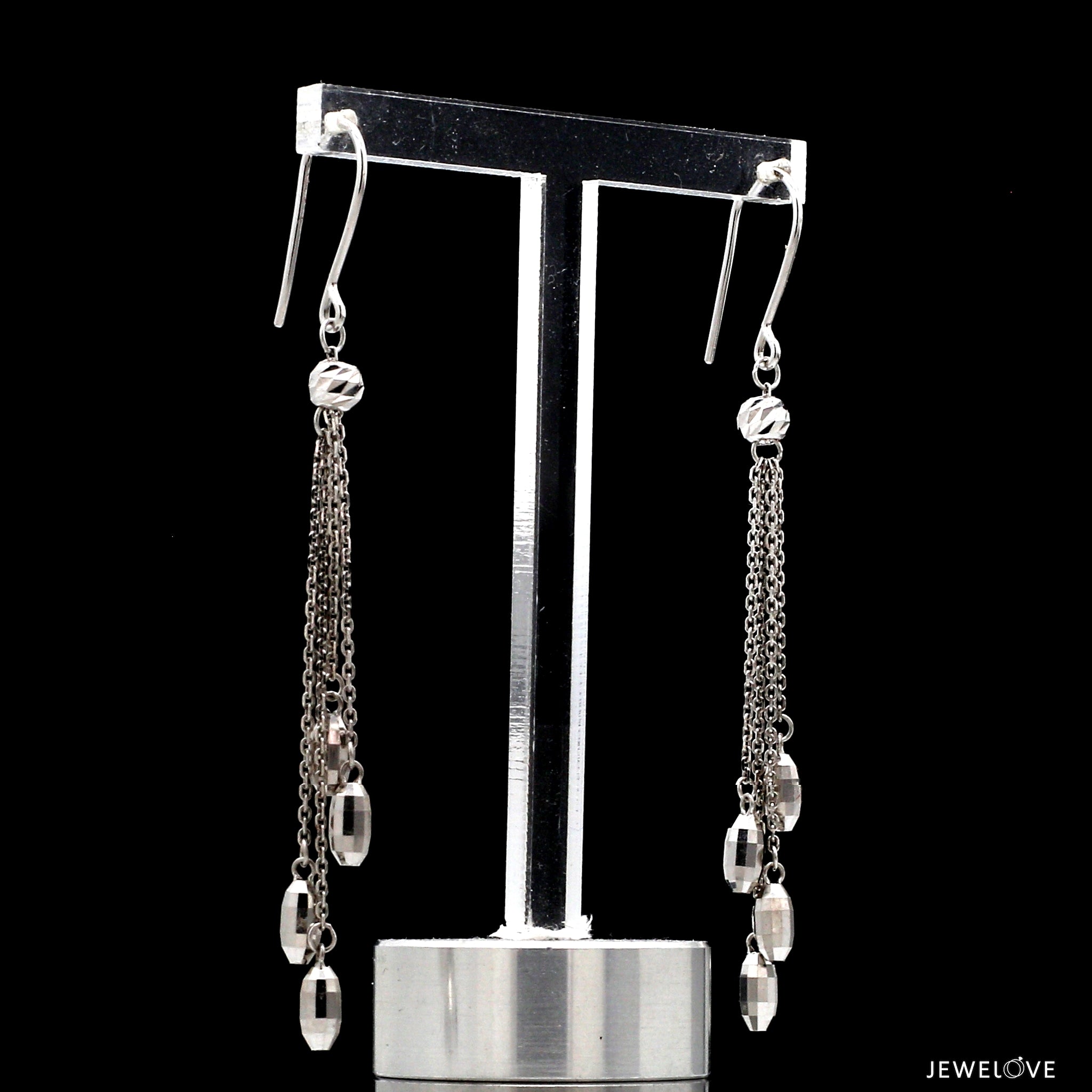 Japanese Platinum Earrings for Women JL PT E 298   Jewelove.US