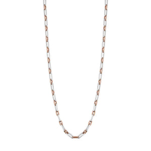 Simple Platinum with Rose Gold Chain JL PT CH 821   Jewelove.US