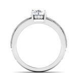 Load image into Gallery viewer, 1-Carat Solitaire Designer Platinum Engagement Ring JL PT 6847-C
