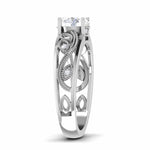 Load image into Gallery viewer, 50-Pointer Solitaire Designer Platinum Engagement Ring JL PT 6847
