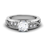 Load image into Gallery viewer, 50-Pointer Lab Grown Solitaire Diamond Designer Platinum Ring JL PT LG G 6847
