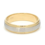 Load image into Gallery viewer, Milgrain Edge Platinum &amp; Yellow Gold Couple Rings JL PT 636
