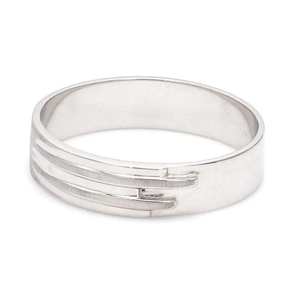 Price Point Plain Platinum Love Bands JL PT 234