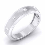 Load image into Gallery viewer, 5 Diamond Unisex Platinum Wedding Band JL PT 5892
