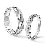 Load image into Gallery viewer, Designer Platinum Love Bands JL PT 615
