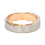 Load image into Gallery viewer, Slanting Platinum &amp; Rose Gold Couple Rings JL PT 635
