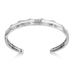 Load image into Gallery viewer, Men of Platinum | Diamond Open Bracelet for Men JL PTB 803
