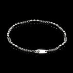 Load image into Gallery viewer, Japanese Platinum with Diamond Cut Balls Bracelet for Women JL PTB 1070
