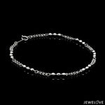 Load image into Gallery viewer, Japanese Platinum with Diamond Cut Balls Bracelet for Women JL PTB 1070
