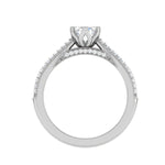 Load image into Gallery viewer, 50-Pointer Solitaire Diamond Split Shank Platinum Ring JL PT RP RD 159-A
