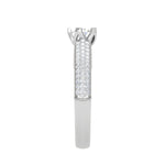 Load image into Gallery viewer, 50-Pointer Solitaire Diamond Split Shank Platinum Ring JL PT RP RD 159-A
