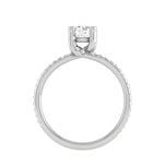 Load image into Gallery viewer, 50-Pointer Solitaire Diamond Split Shank Platinum Ring JL PT RP RD LG G 182
