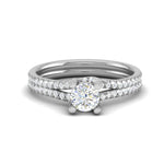 Load image into Gallery viewer, 70-Pointer Solitaire Diamond Split Shank Platinum Ring JL PT RP RD LG G 182-A
