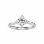 Load image into Gallery viewer, 1-Carat Lab Grown Solitaire Platinum Engagement Ring JL PT LG G 0053-C
