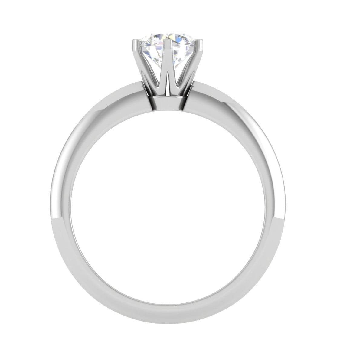 70-Carat Solitaire Platinum Ring JL PT RS RD 177-B