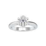 Load image into Gallery viewer, 70-Pointer Lab Grown Solitaire 6 Prong Platinum Engagement Ring JL PT LG G 0181-A
