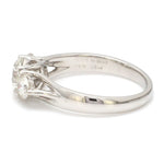 Load image into Gallery viewer, 70-Pointer Solitaire Diamond Accents Platinum Engagement Ring JL PT R3 RD 120
