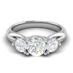 Load image into Gallery viewer, 90-Pointer Solitaire Platinum Diamond Ring JL PT R3 RD 120-B
