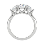 Load image into Gallery viewer, 70-Pointer Solitaire Diamond Accents Platinum Engagement Ring JL PT R3 RD 120
