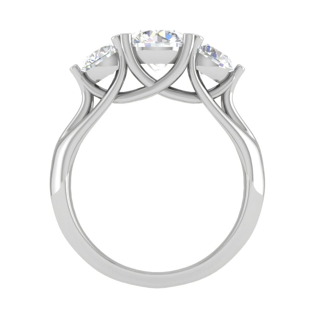 90-Pointer Solitaire Platinum Diamond Ring JL PT R3 RD 120-B